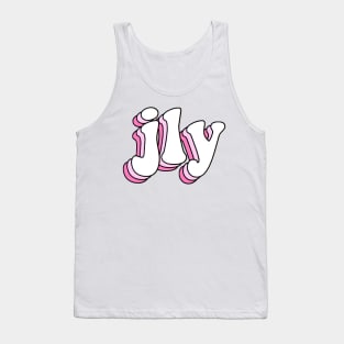 jesus loves you (pink) Tank Top